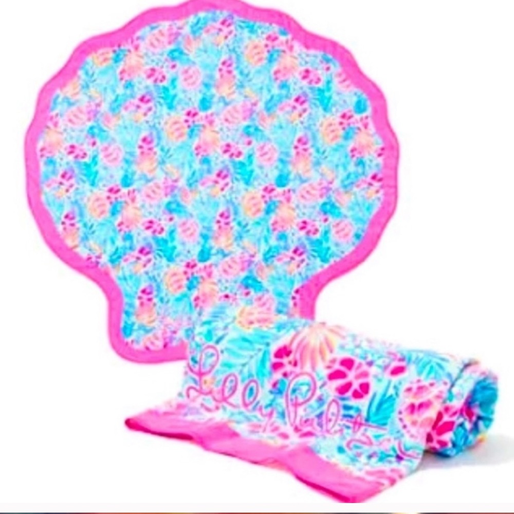 Lilly Pulitzer critter beach towel